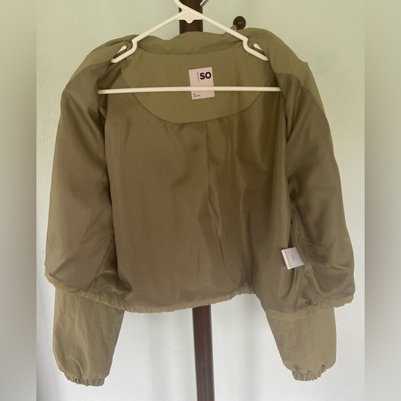 Happy Camper Olive Utility Windbreaker Jacket - Picture 2 of 10